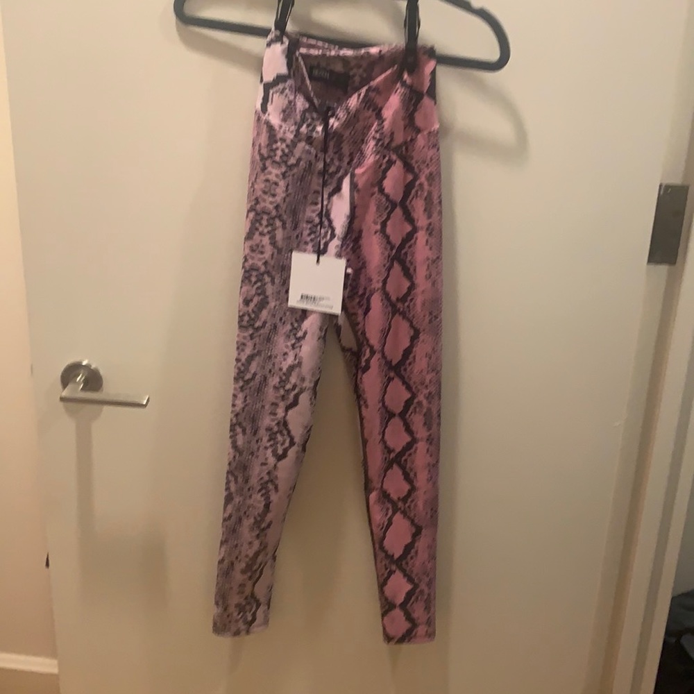 Beach Riot Snake Print Leggings